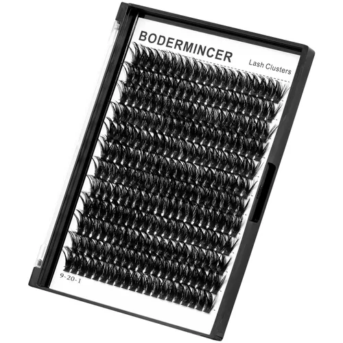 Vista 11 de Bodermincer 7D/10D/20D/30D/40D/50D/60D/80D/100D Rizo D, 240 unidades, extensiones de pestañas postizas, individuales y en racimo, pestañas falsas
