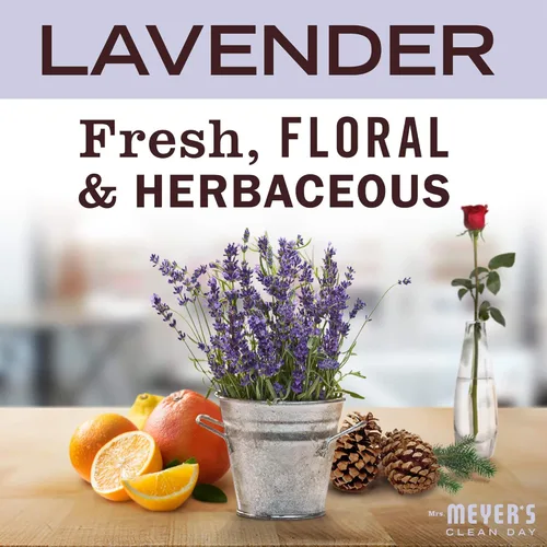 Vista 3 de MRS. MEYER'S Clean Day - Líquido de mantenimiento de drenaje probiótico, lavanda, refresca los desechos y drenajes, 32 onzas líquidas