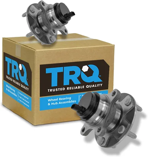 Vista 165 de TRQ Conjunto de rodamiento y cubo de rueda delantera de 2 piezas compatible con Chevrolet Trailblazer 02-09, Trailblazer EXT 02-06, GMC Envoy 02-09