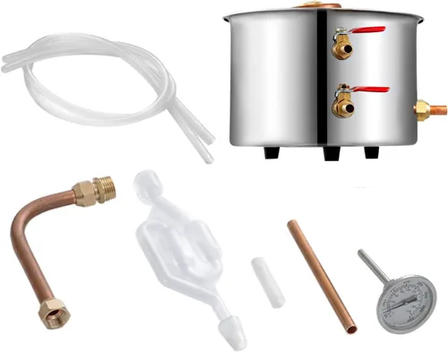 Vista 8 de ALDKitchen Destilador de vino con alcohol Moonshine Still Destilador de alcohol en agua (6L)