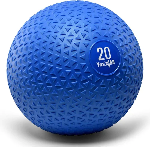 Vista 18 de Yes4All Slam Balls, 10-40lb Weighted Ball Weight, Durable PVC Sand Filled Workout Dynamic Slam Ball for Core Strengthen