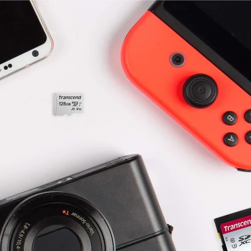 Vista 4 de Transcend Tarjeta micro SD microSDHC de 4 GB C10, tarjeta de memoria de video Full HD para Nintendo-Switch/GoPro/Insta360/Cámara de vigilancia