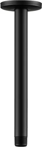 Vista 10 de OFFO Brazo de ducha con brida, 3 pulgadas montaje en techo cabezal de ducha de lluvia de repuesto brazo recto montado en techo para cabezal de ducha