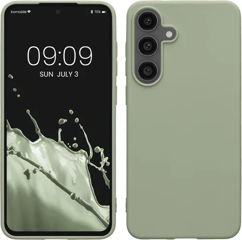 Vista 165 de kwmobile Funda compatible con Samsung Galaxy S23 - Funda protectora de silicona TPU suave y delgada - Piedra antigua