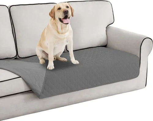 Vista 12 de Easy-Going - Funda reversible para cama de perro 100% impermeable, protector de sofá a prueba de fugas, funda lavable para sofá, protector