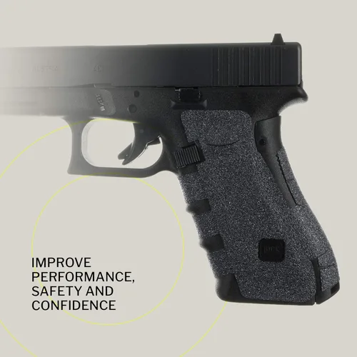 Vista 2 de Empuñaduras adhesivas TALON Grips compatibles con Glock 17, 22, 24, 31, 34, 35, 37 - Fabricadas en EE. UU.