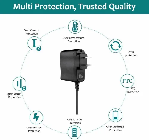 Vista 2 de Adaptador de CA compatible con la cámara digital inalámbrica First Alert DW-700 D-520