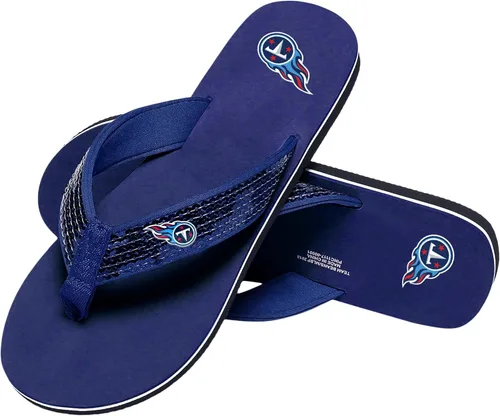 Vista 33 de FOCO Womens NFL Team Logo Sequin Strap Sandals Flip Flops