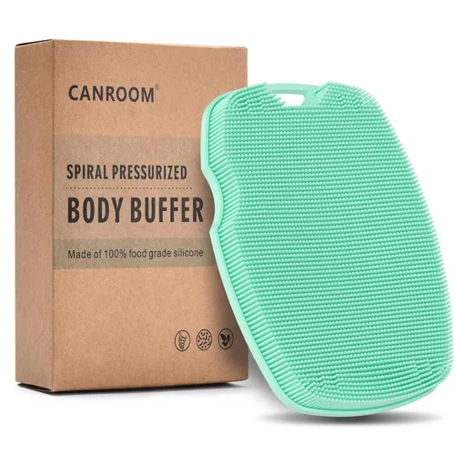 Vista 12 de Canroom Depurador corporal de silicona, anti infusión de zinc, cerdas altamente elásticas, exfoliante corporal para cuerpo de ducha, reducción