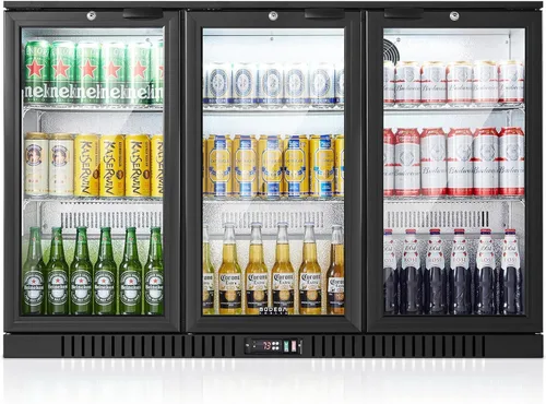 Vista 13 de BODEGA BODEGACOOLER - Refrigerador comercial de bebidas de 9 pies cúbicos con puerta de cristal, refrigeradores de bebidas para exhibición