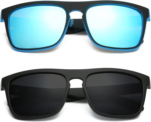 Vista 7 de DUBERY Gafas de sol polarizadas clásicas para hombres y mujeres retro 100 protección UV gafas de sol para conducir D731