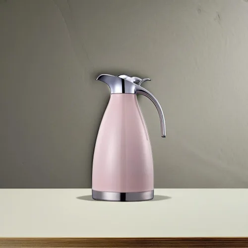 Vista 10 de Bonnoces Jarra térmica de acero inoxidable de 68 onzas – Termo/jarra aislada al vacío de doble pared con tapa – Jarra de café/té retención de calor