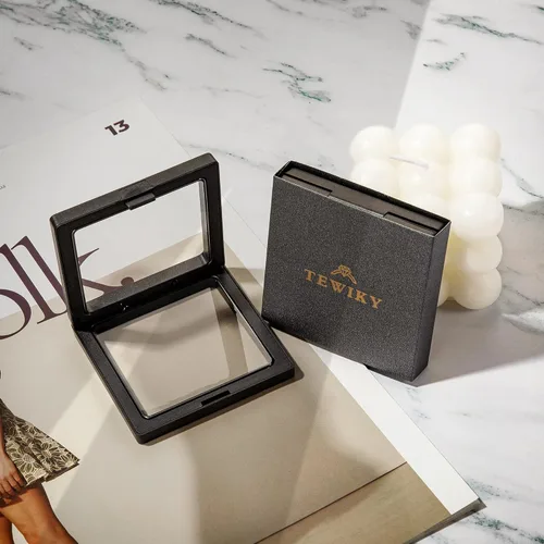 Vista 8 de Tewiky - Lindo collar de corazón, collar gargantilla con colgante de corazón de oro de 14 quilates, collar de cadena de corazón abierto de oro