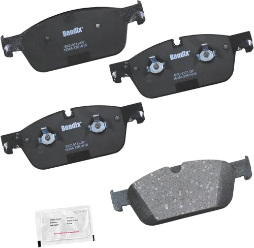 Vista 126 de Pastillas de Freno Delanteras Cerámicas Bendix Priority1 CFC430A para Modelos Selectos INFINITI G35, I30, Nissan 350Z, Altima, Juke, Maxima, Sentra