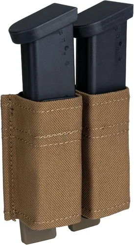 Vista 10 de IDOGEAR - Bolsa para pistola Mag doble Molle de 0.354 in con gancho de liberación rápida, inserción táctica, accesorios para cinturón