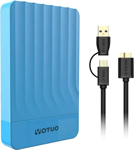 Vista 24 de Disco Duro Externo Portátil de Almacenamiento Expansión Móvil HDD USB 3.0 para PC, Mac, Escritorio, Portátil, PS4, PS5, Xbox One X/S, Xbox 360, Xbox