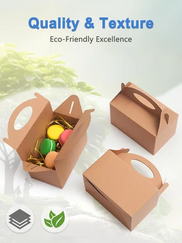 Vista 5 de 12 Piezas Cajas Pequeñas de Dulces para Fiestas, Bolsas de Regalo de Dulces, Galletas y Golosinas de 6 Pulgadas, Caja Triangular para Fiesta