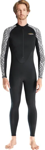 Protector de erupción de cuerpo completo para mujeres y hombres, traje de neopreno deportivo con cremallera frontal de una pieza para buceo, surf,