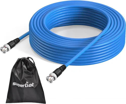 Vista 14 de Superbat Cable SDI BNC 3G/6G/12G (Belden 1694A), 10FT/15FT/30FT/50FT/100FT/200FT, soporta HD-SDI/3G-SDI/4K/8K, cable de video SDI de precisión
