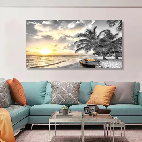 Vista 50 de Cuadros abstractos en lienzo de pared para sala de estar, dormitorio, decoración de pared, arte abstracto, impresión artística para decoración