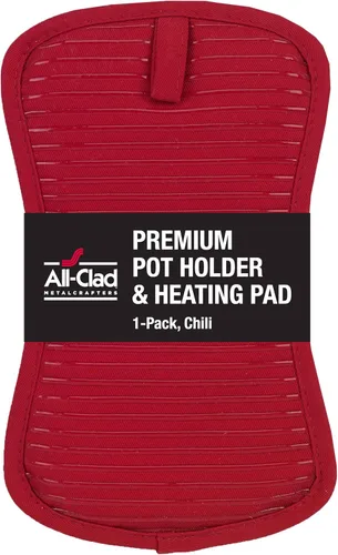 Vista 29 de All-Clad Soporte para ollas y almohadilla caliente: resistente al calor hasta 500 grados, 100% algodón, almohadilla caliente de 10 x 6.25 pulgadas