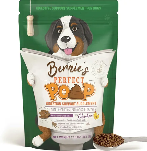 Vista 12 de Suplemento Perfecto para Popó, Digestión y Salud General para Perros: Fibra, Prebióticos, Probióticos y Enzimas Alivia las Condiciones Digestivas