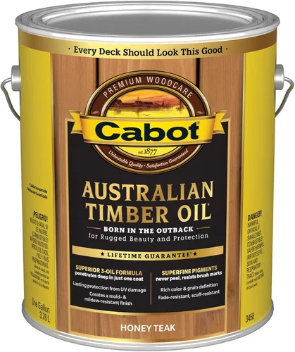 Vista 14 de Cabot Aceite de madera australiano, natural, 1 cuarto de galón