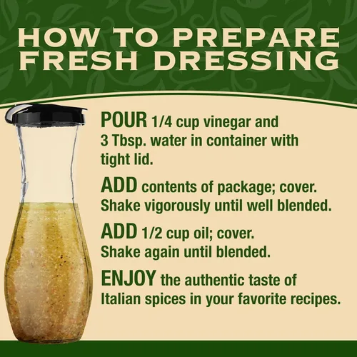 Vista 8 de Good Seasons Mezcla de aderezo y recetas de ajo y hierbas secas (paquetes de 0.75 onzas (paquete de 24))