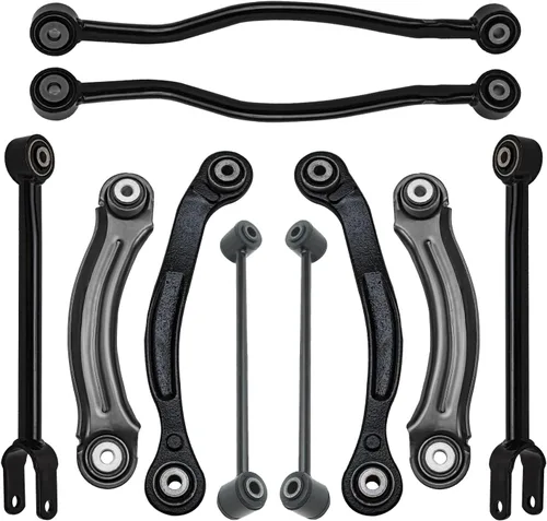 Vista 526 de Detroit Axle - Kit de suspensión delantera de 10 piezas para Hyundai Accent 2006-2011, 2 brazos de control inferiores, 4 barras de acoplamiento