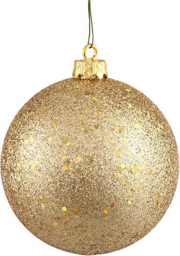 Vista 79 de Vickerman Esfera de adorno de Navidad de 10 pulgadas con acabado de caramelo, plástico inastillable, resistente a los rayos UV, decoración de árbol