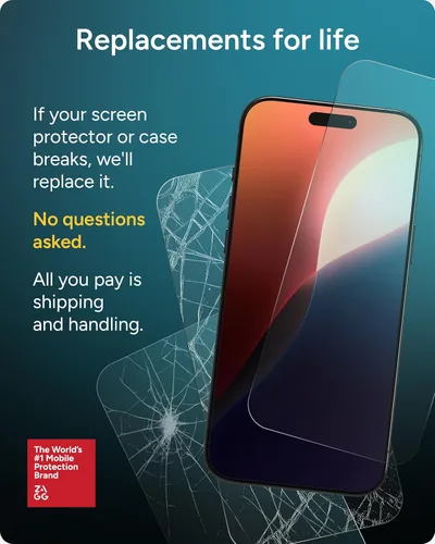 Vista 8 de ZAGG Glass Elite - Protector antirreflectante para lente de cámara Samsung Galaxy Z Flip7, tecnología antirreflejos, máxima resistencia a impactos