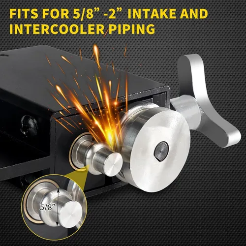 Vista 6 de Rodillo de cuentas para tubería de tubería para tubería de tubo para admisión y tubería intercooler se adapta a 5/8" a 2" ID