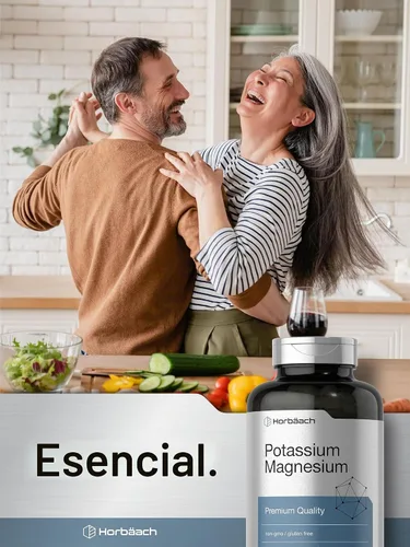 Vista 7 de Horbäach Suplemento de potasio y magnesio 240 cápsulas Calidad premium