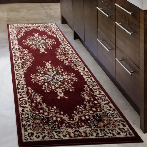 Vista 14 de Antep Rugs Alfombra oriental de 2 x 3 con medallón tradicional para interiores (beige crema, 2 pies x 3 pies)