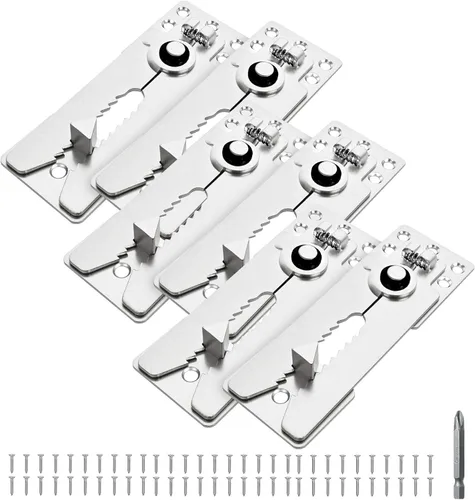 Vista 8 de 4 piezas de sofá seccional universal entrelazado, conectores de sofá seccionales, soporte de conector de sofá