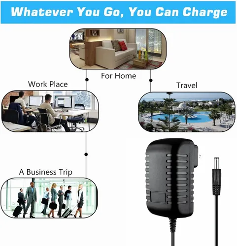 Vista 5 de Adaptador de corriente alterna de pared para Ingenuity InLighten Cradling Swing Baby Charger Cord