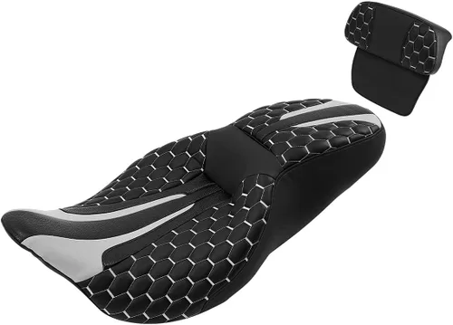 Vista 26 de Almohadilla de respaldo para conductor de moto adecuada para Harley Touring Road King Street Glide Ultra, Road Glide, Electra Glide 2009-2025