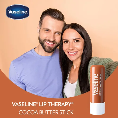 Vista 7 de Vaseline Paquete variado de terapia de labios, paquete de 4 – Labios rosados + manteca de cacao hidratante bálsamo labial con vitamina E, 0.16 onzas