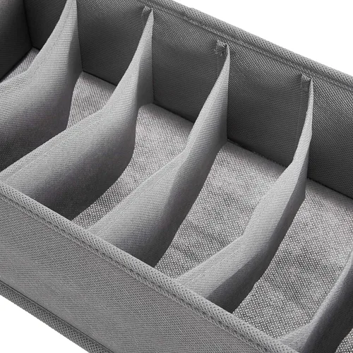 Vista 3 de Amazon Basics Divisores organizadores de cajones para ropa interior para organización y almacenamiento de armarios, se adaptan perfectamente a