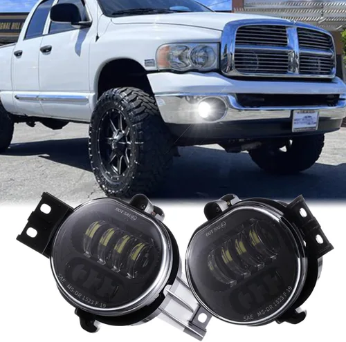 Vista 8 de Z-OFFROAD Conjunto de luz antiniebla LED aprobada por DOT con DRL blanca compatible con Dodge Ram 1500 2002-2008 Dodge Ram 2500/3500 2003-2009 -1