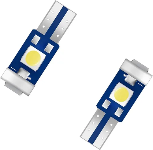 Vista 3 de Xenon White T5 37 74 73 2723 2721 T10 168 194 158 2825 Bombilla LED de repuesto para panel de instrumentos, lámpara indicadora de panel