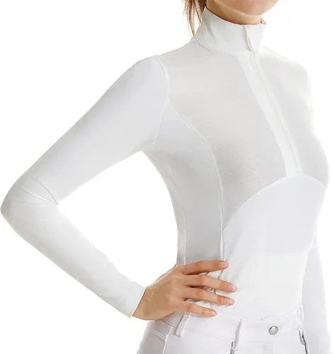 Vista 4 de TrustBreech Hecho en Estados Unidos camisa de rendimiento de secado rápido para mujer, chaqueta de manga larga para equitación