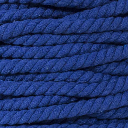 Vista 12 de Cuerda de algodón trenzado natural, suave pero fuerte, colores surtidos, 1/2 pulgada de diámetro (marrón, 10 pies)