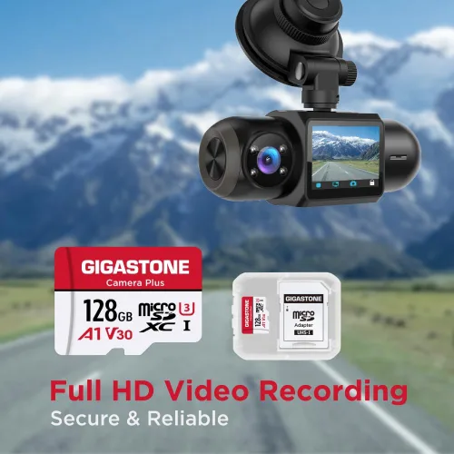 Vista 6 de Gigastone Tarjeta de memoria de la serie Camera Plus de 128 GB, velocidad de lectura de hasta 100 MB/s. Ideal para cámara Android Full HD Video