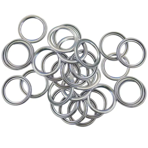 Vista 9 de 221512-15167A Juntas de drenaje de aceite de aluminio de 15x 18mm con arandelas de aplastamiento - Compatible con Volvo, Chrysler, Dodge, Kia