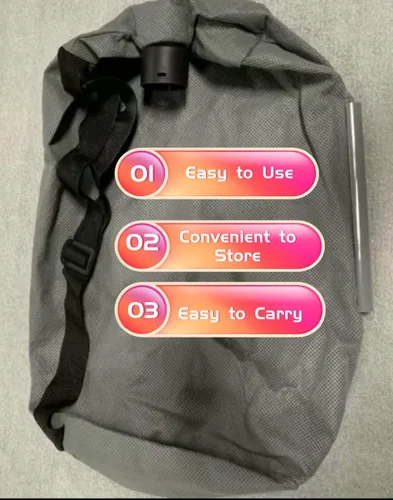 Vista 4 de Kikeep Lijadora de paneles de yeso Bolsa de recolección de polvo Bolsa de recolección de máquina de rectificado de pared, accesorio para lijadora