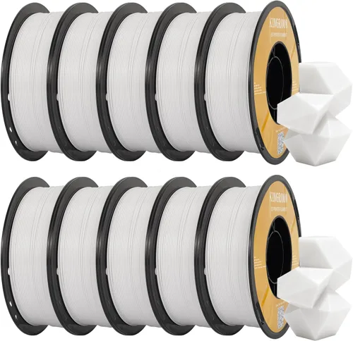 Vista 11 de Kingroon - Filamento PETG de alta velocidad para impresora 3D de 1.75mm, filamento rápido para impresora 3D para impresión hiper rápida