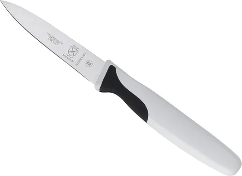 Vista 20 de Mercer Culinary Millennia Colors - Cuchillo para pan de acero inoxidable, borde ondulado de 10 pulgadas de ancho, color gris