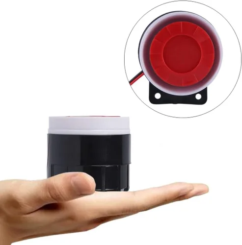 Vista 8 de Mini bocina con cable 12V sonido para oficina en casa tienda garaje seguridad advertencia sistema de alarma
