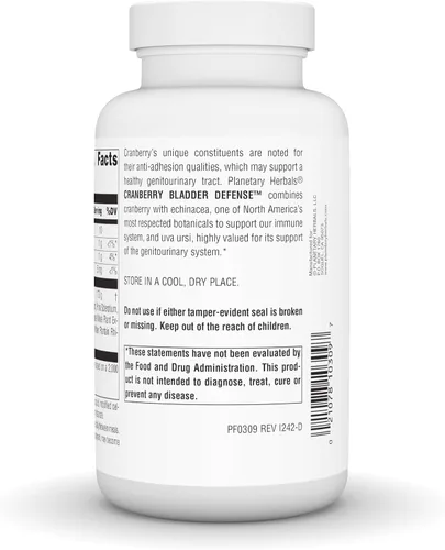 Vista 4 de Planetary Herbals Defensa de vejiga de arándano 865 mg, apoya la salud genito-urinaria